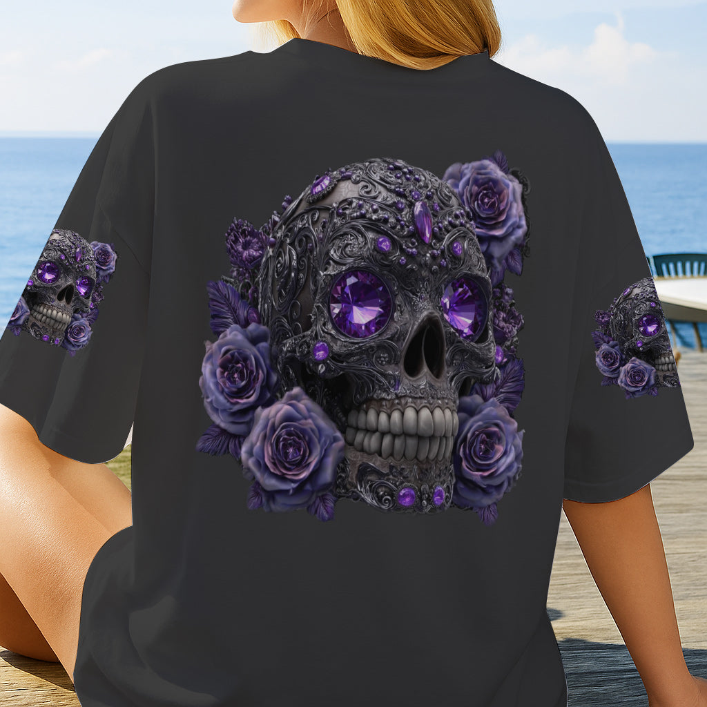 Sparkle Skull - Personalized Skull All Over Shirt