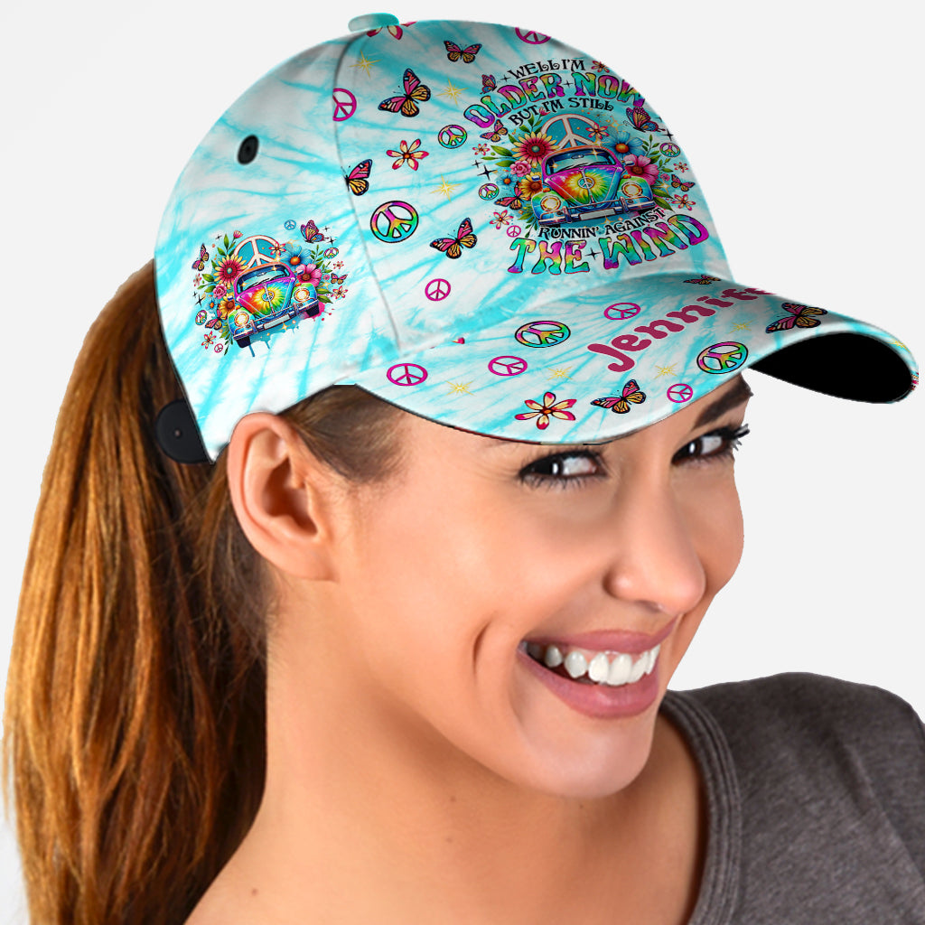 Running Against The Wind - Personalized Hippie Classic Cap