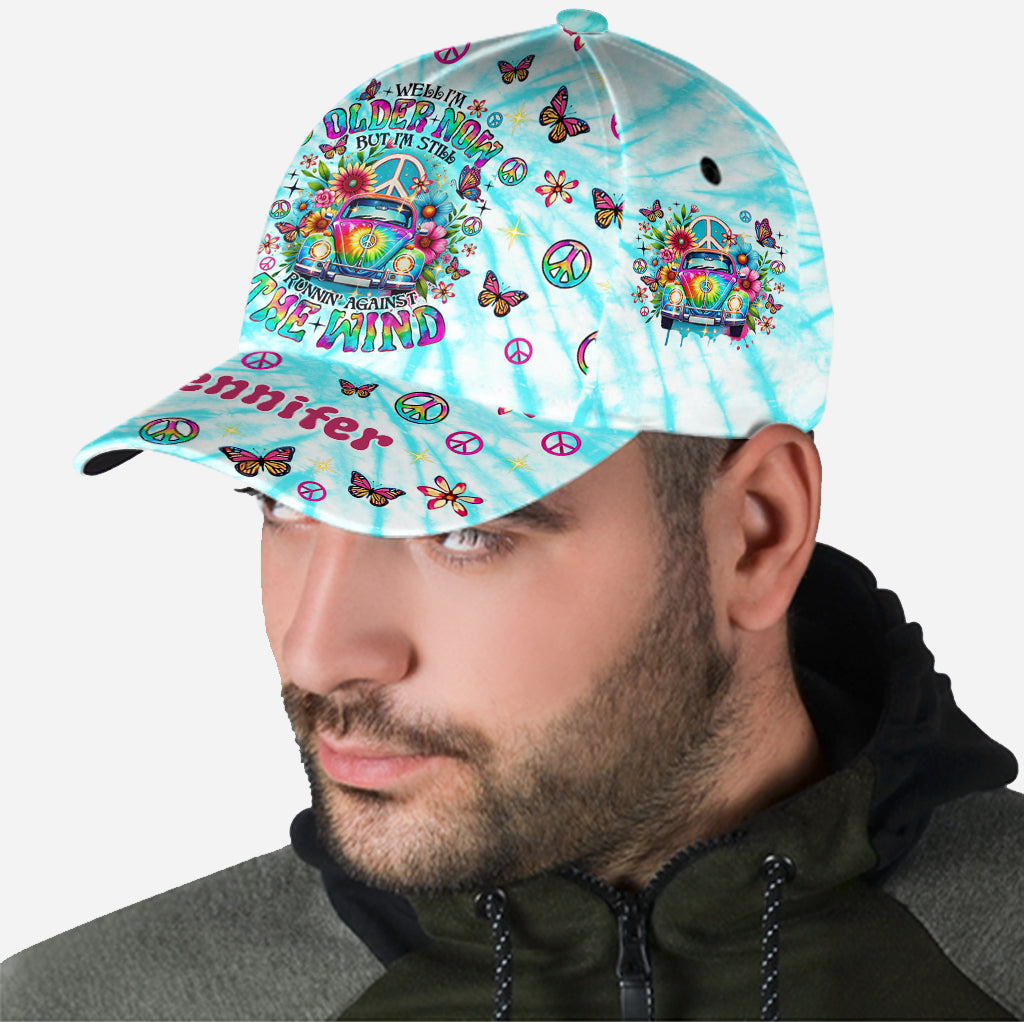 Running Against The Wind - Personalized Hippie Classic Cap
