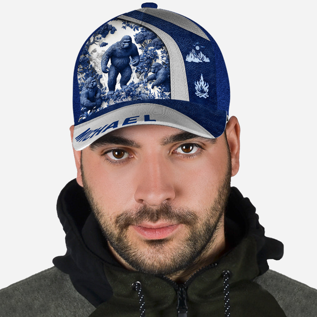 Bigfoot Summer Vibes - Personalized Hiking Classic Cap