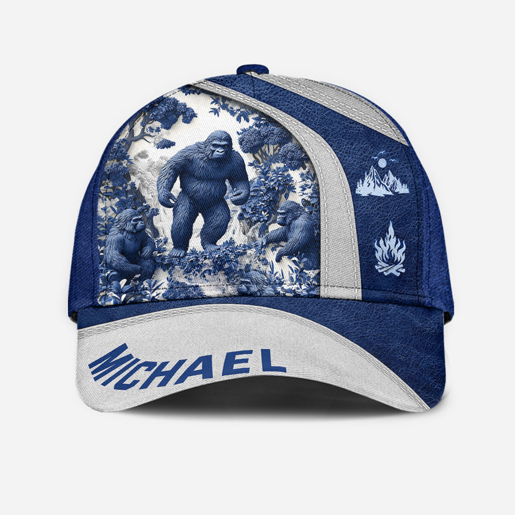 Bigfoot Summer Vibes - Personalized Hiking Classic Cap