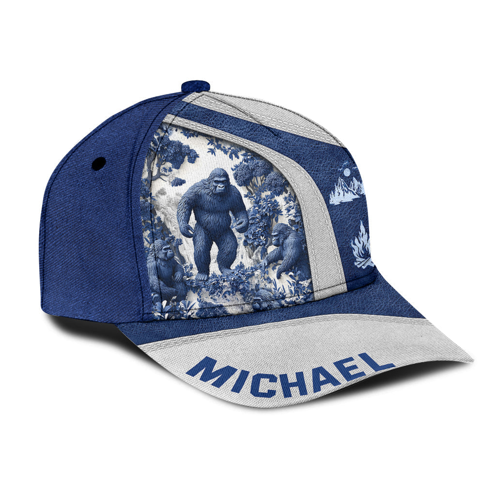 Bigfoot Summer Vibes - Personalized Hiking Classic Cap
