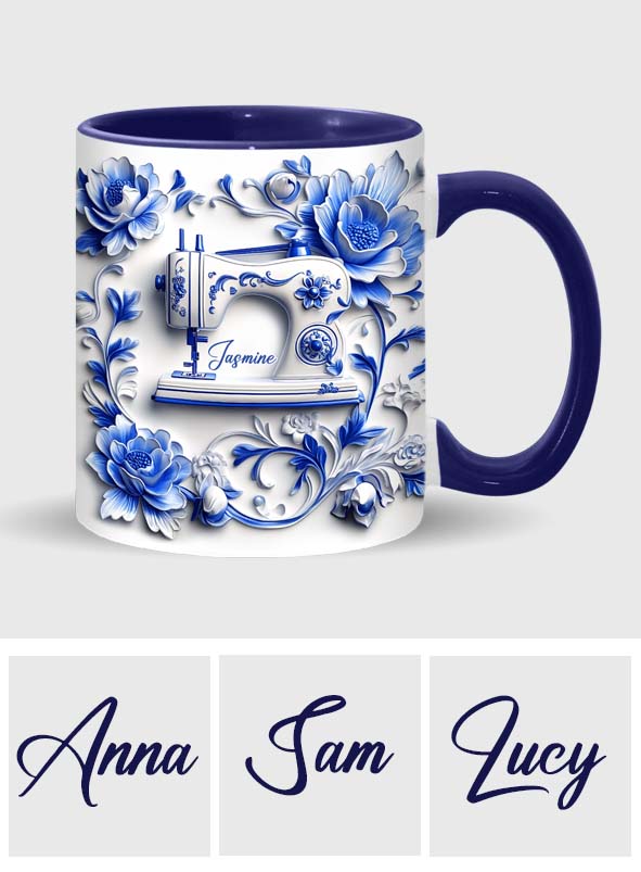 Mug personnalisé « J’adore coudre »