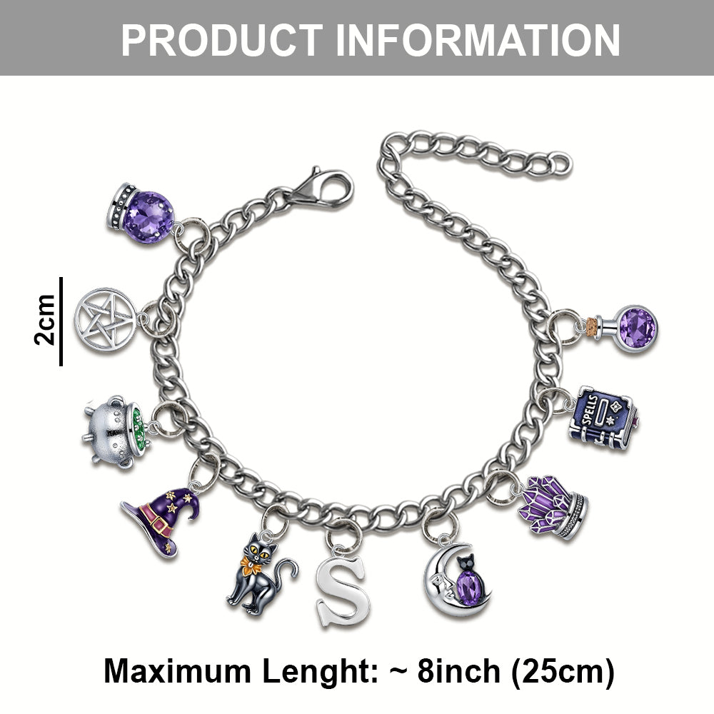 Wicked Witch - Personalized Witch Bracelet With Charms