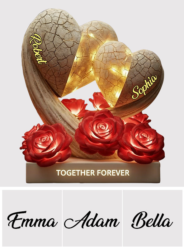 Together Forever - Personalized Couple Custom Shaped Acrylic Plaque