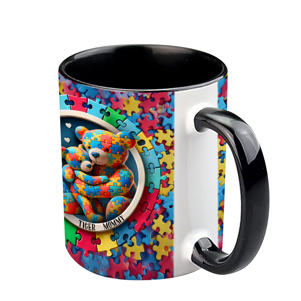 You Are My Heart - Personalized Autism Awareness Accent Mug