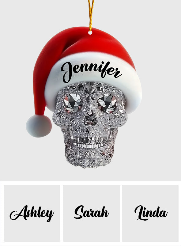 Merry Christmas - Personalized Skull Ornament
