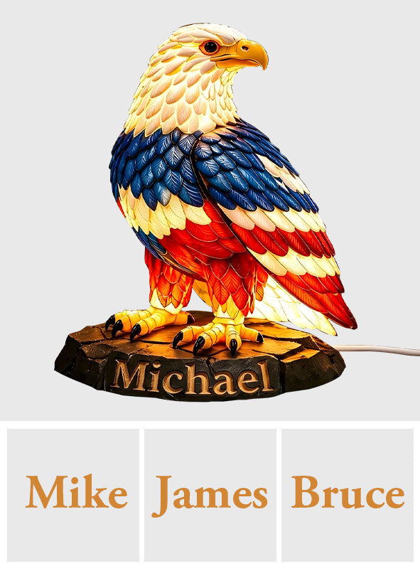 USA 250. Jubiläum - Personalisierte Patriot Acryl LED Nachtlicht