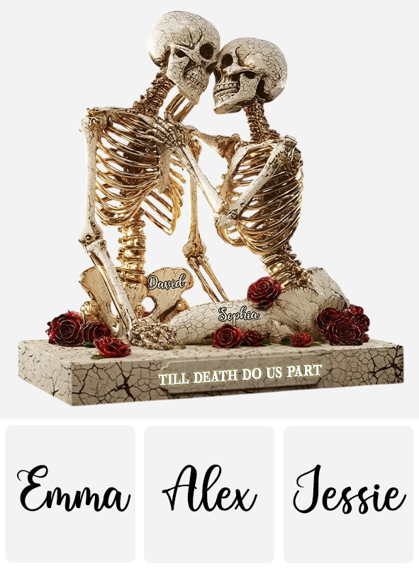 From Our First Kiss To Our Last Breath - Personalized Couple Custom Shaped Acrylic Plaque