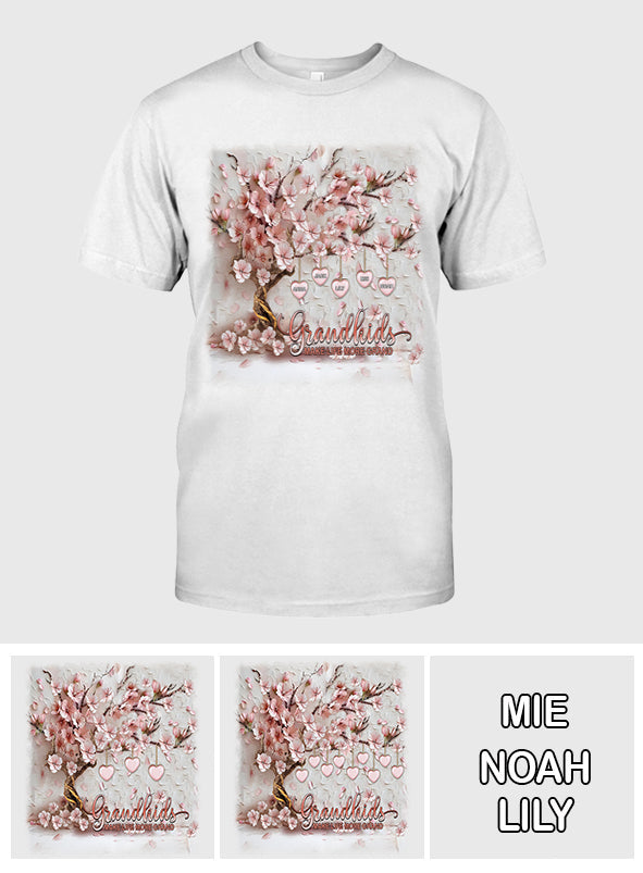 Grandkids Make Life More Grand - Personalized Grandma T-shirt And Hoodie