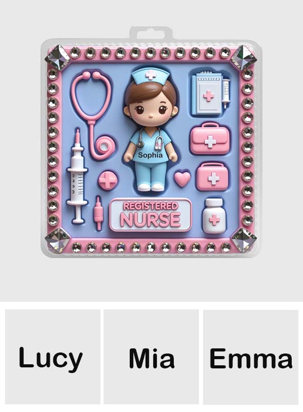 Nurse Life - Personalized Nurse Custom Shaped Acrylic Plaque