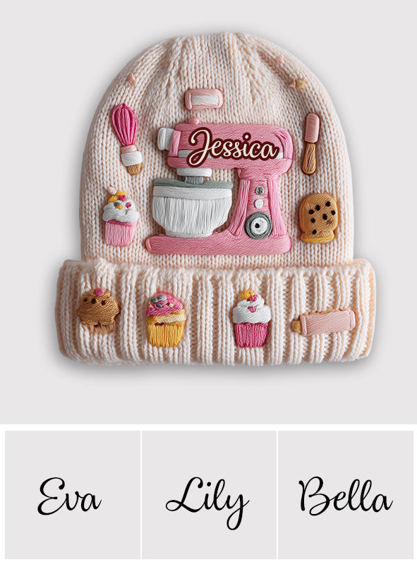 Baking Is My Love - Personalized Baking Beanie Hat