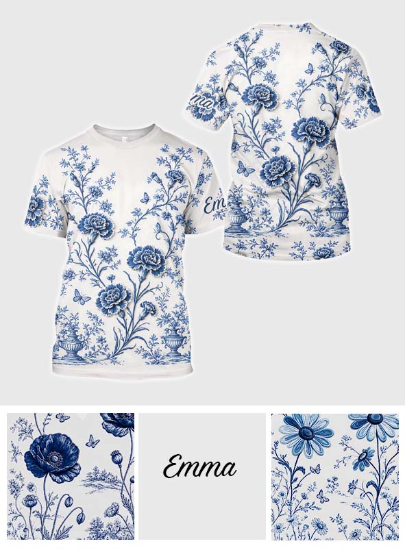 Birth Flower - Personalized Self Love All Over Shirt