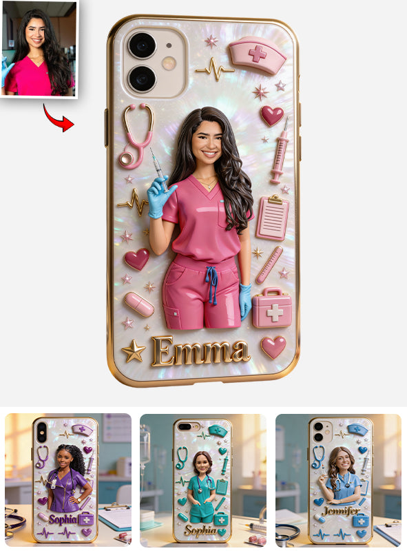 Medical Nurse - Personalized Nurse Full Print Phone Case