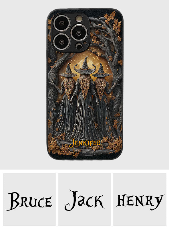 Best Witches - Personalized Witch Leather Phone Case