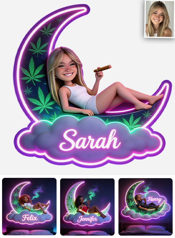 Any Photo - Personalized Weed LED Light Acrylic Sign