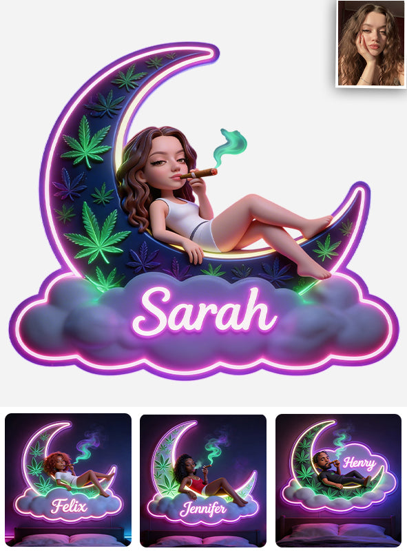 Any Photo - Personalized Weed LED Light Acrylic Sign