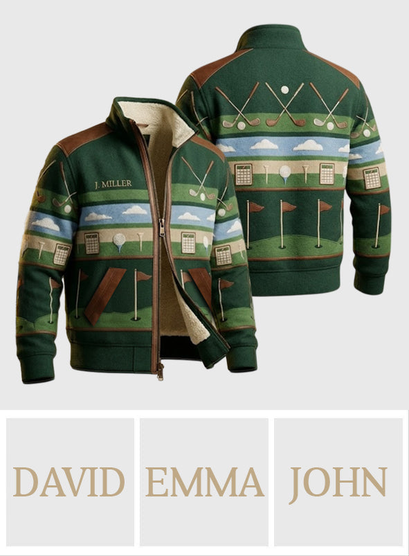 Passionné de golf ? - Veste de golf zippée personnalisée