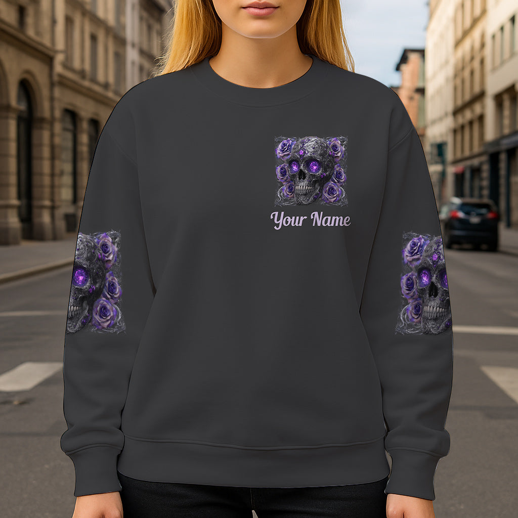 Sparkle Skull - Personalized Skull All Over Shirt