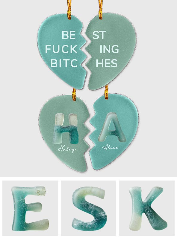 Best Freaking Friends - Personalized Bestie Ornament