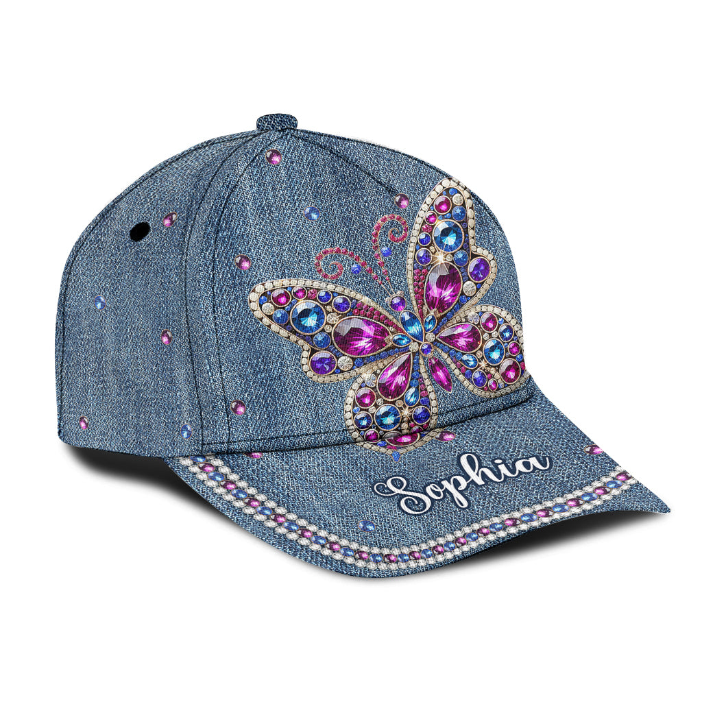 Beautiful Butterly - Personalized Butterfly Classic Cap