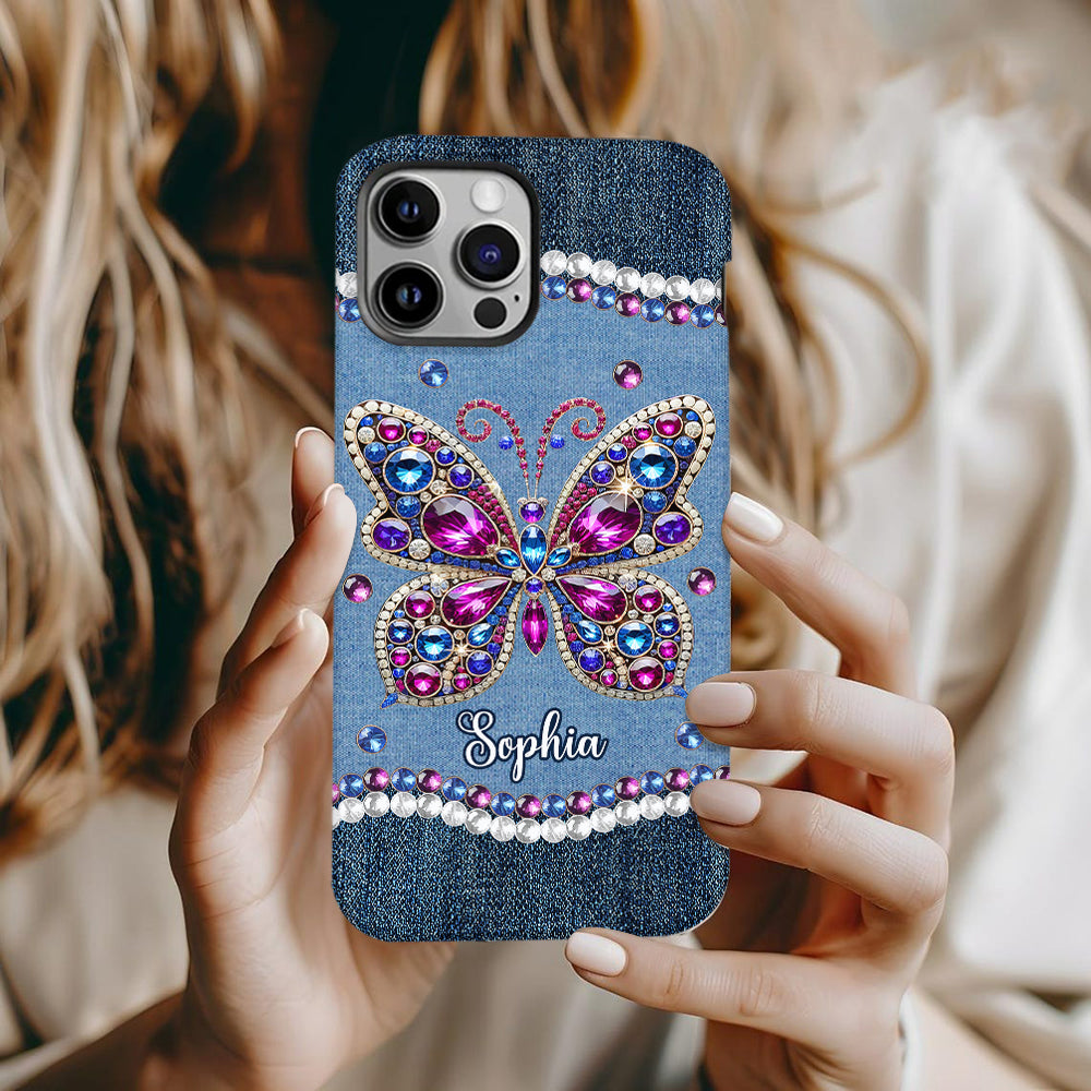 Beautiful Butterly - Personalized Butterfly Full Print Phone Case