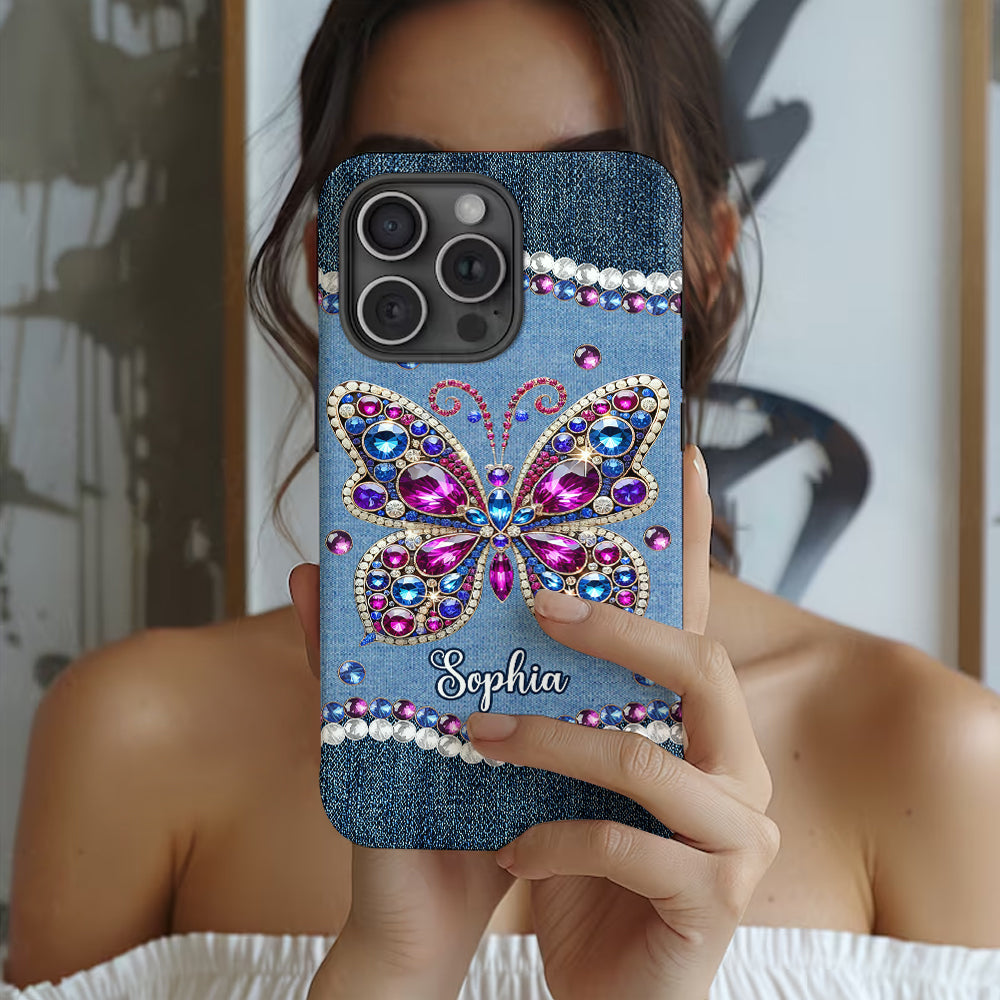 Beautiful Butterly - Personalized Butterfly Full Print Phone Case
