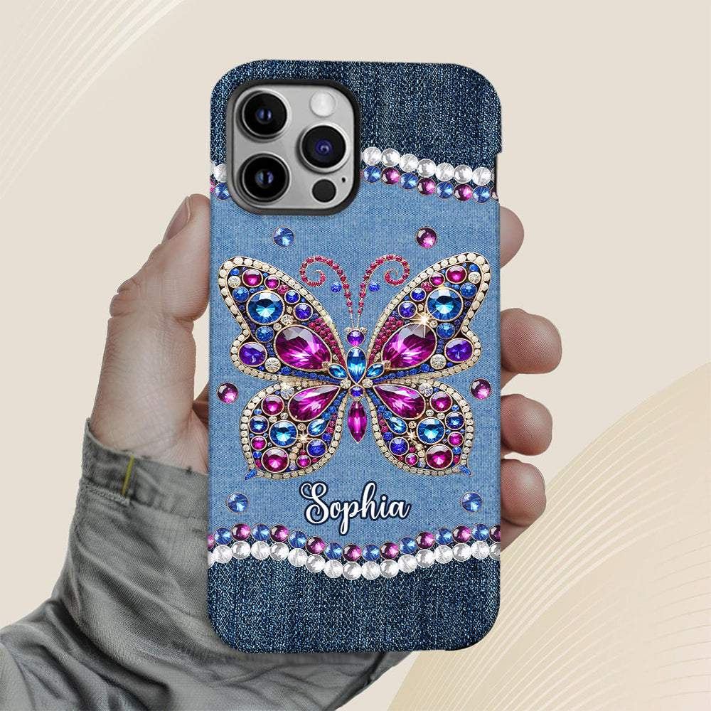 Beautiful Butterly - Personalized Butterfly Full Print Phone Case