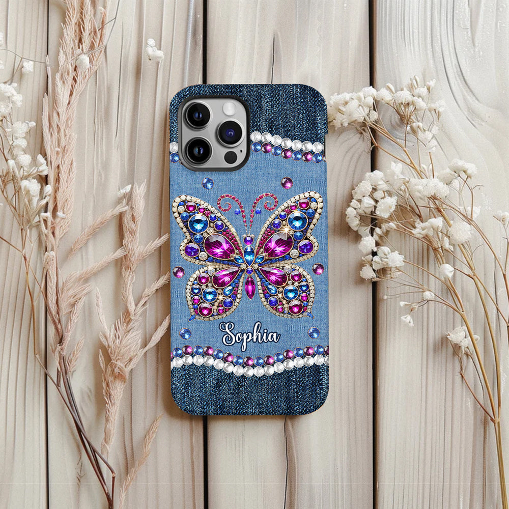 Beautiful Butterly - Personalized Butterfly Full Print Phone Case