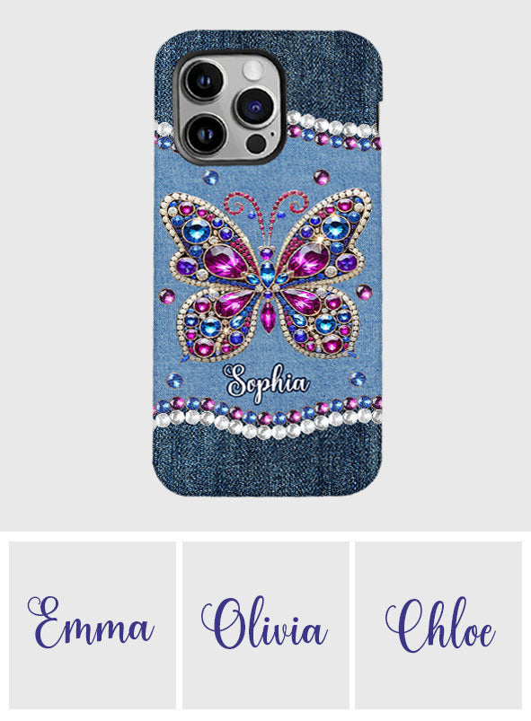 Beautiful Butterly - Personalized Butterfly Full Print Phone Case