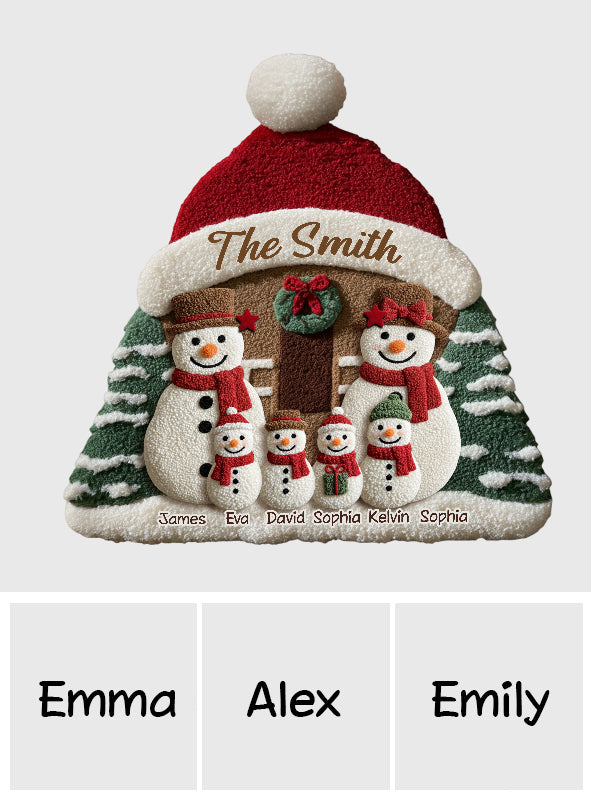 Our Family - Personalized Family Non-Slip Tufted Rug