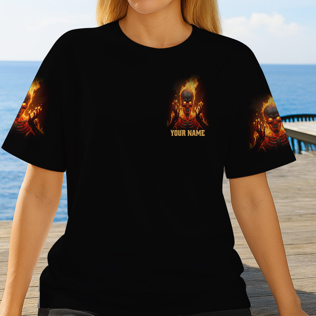 My Give A F Is Broken - Personalized Skull All Over Shirt