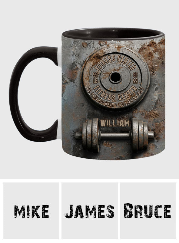 Pas de douleur, pas de gain - Mug personnalisé pour le fitness