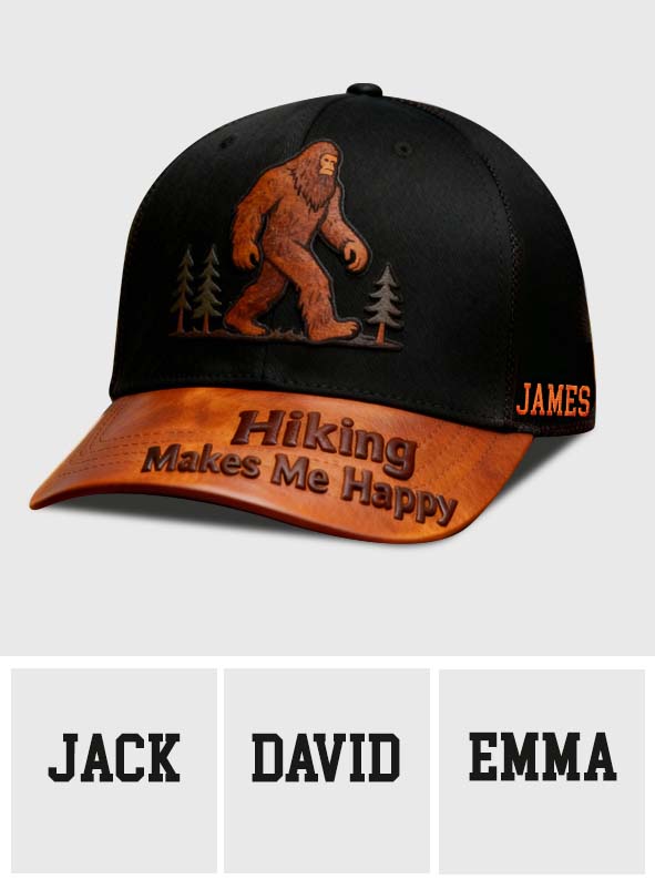 Hiking Makes Me Happy - Personalized Hiking Classic Cap