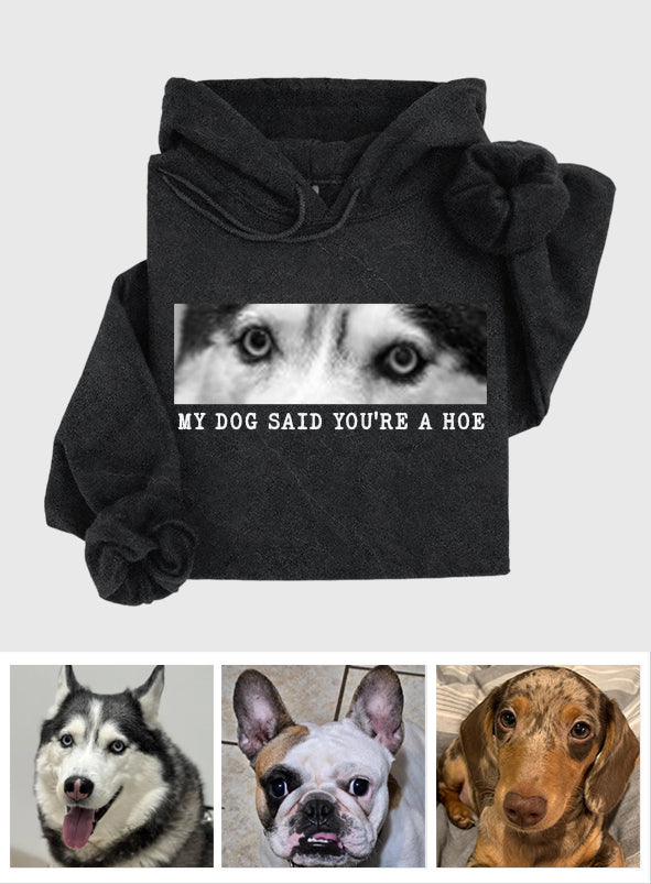 You Can't Tell Him What To Do You're Not His Dog - Personalized Dog All Over Shirt