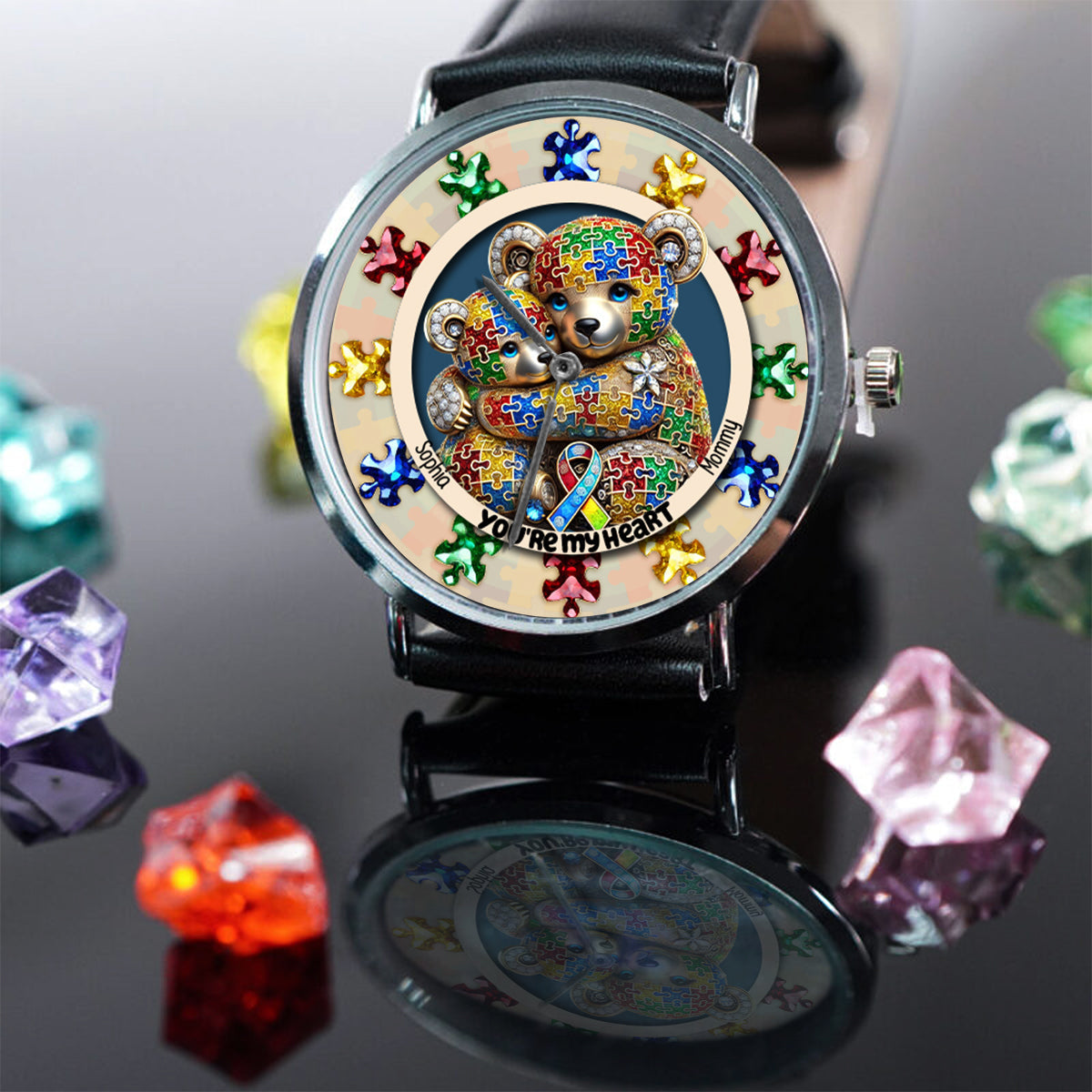 You Are My Heart - Personalized Autism Awareness Hand Watch