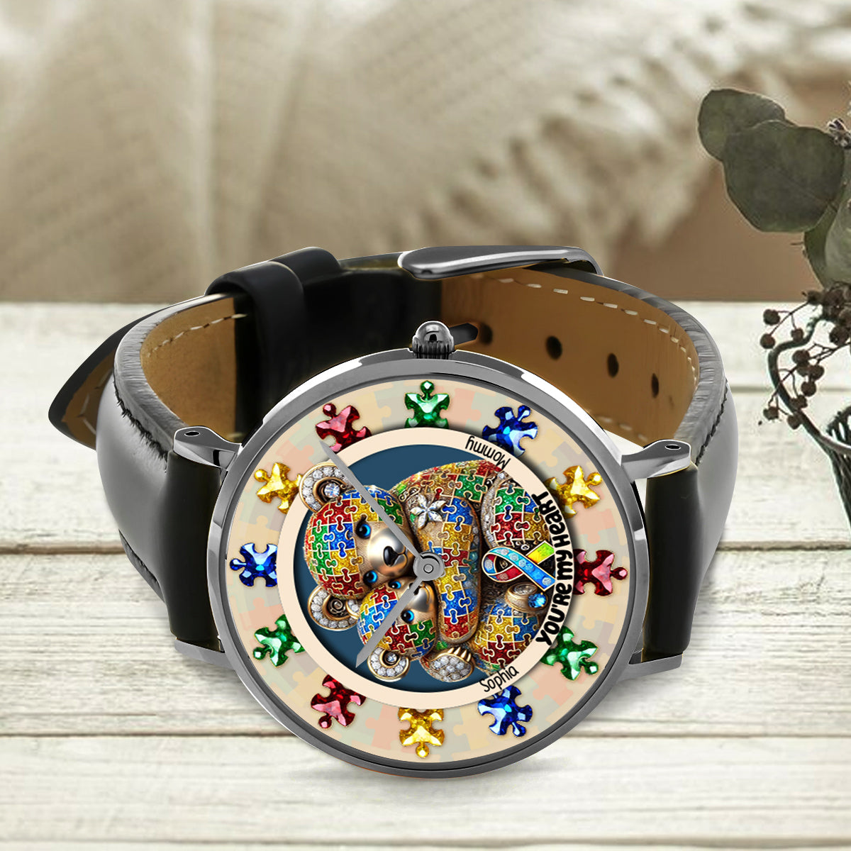 You Are My Heart - Personalized Autism Awareness Hand Watch