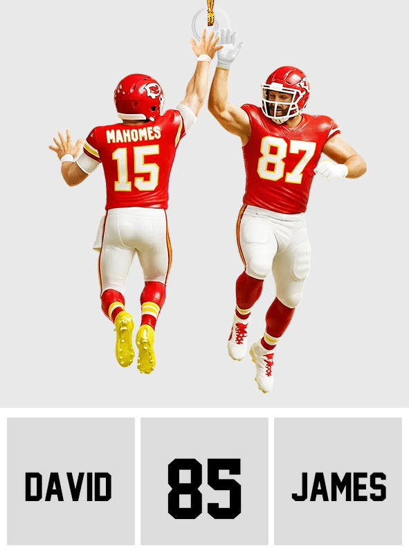 Jour de match - Ornement de football personnalisé