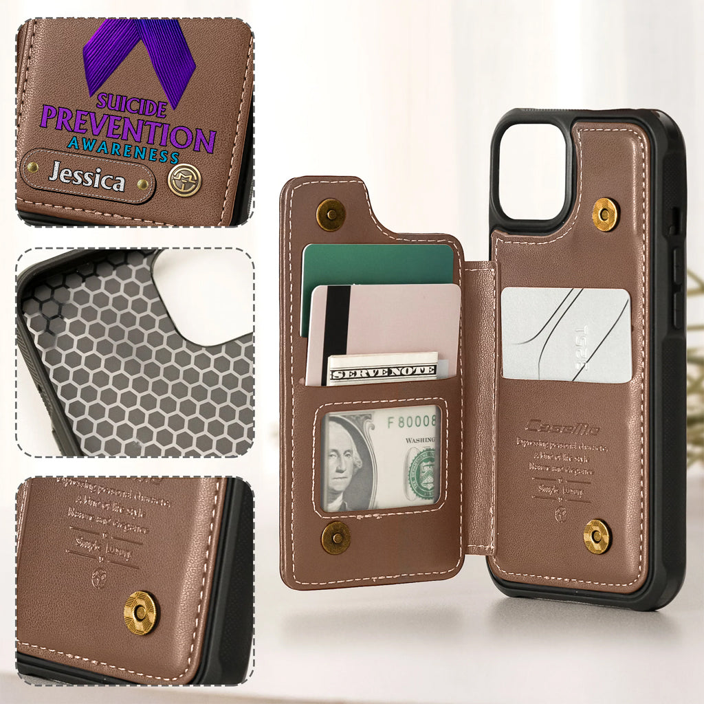 You Matter - Personalized Suicide Prevention Wallet Phone Case