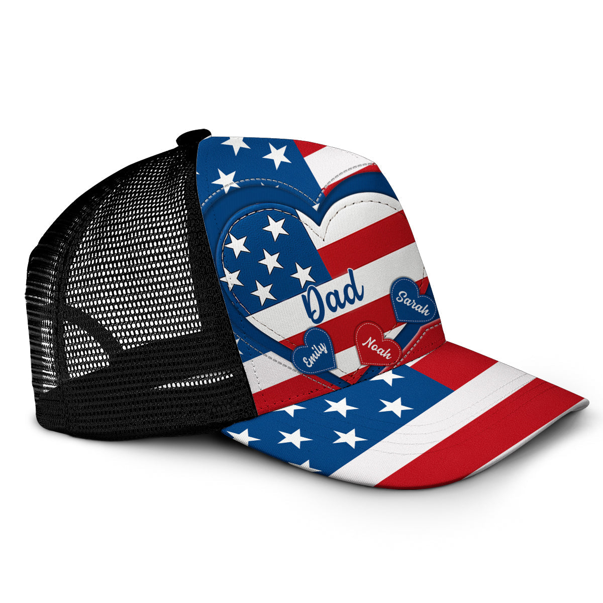 Happy 4th Of July - Personalized Independence Day/ 4th of July Trucker Hat