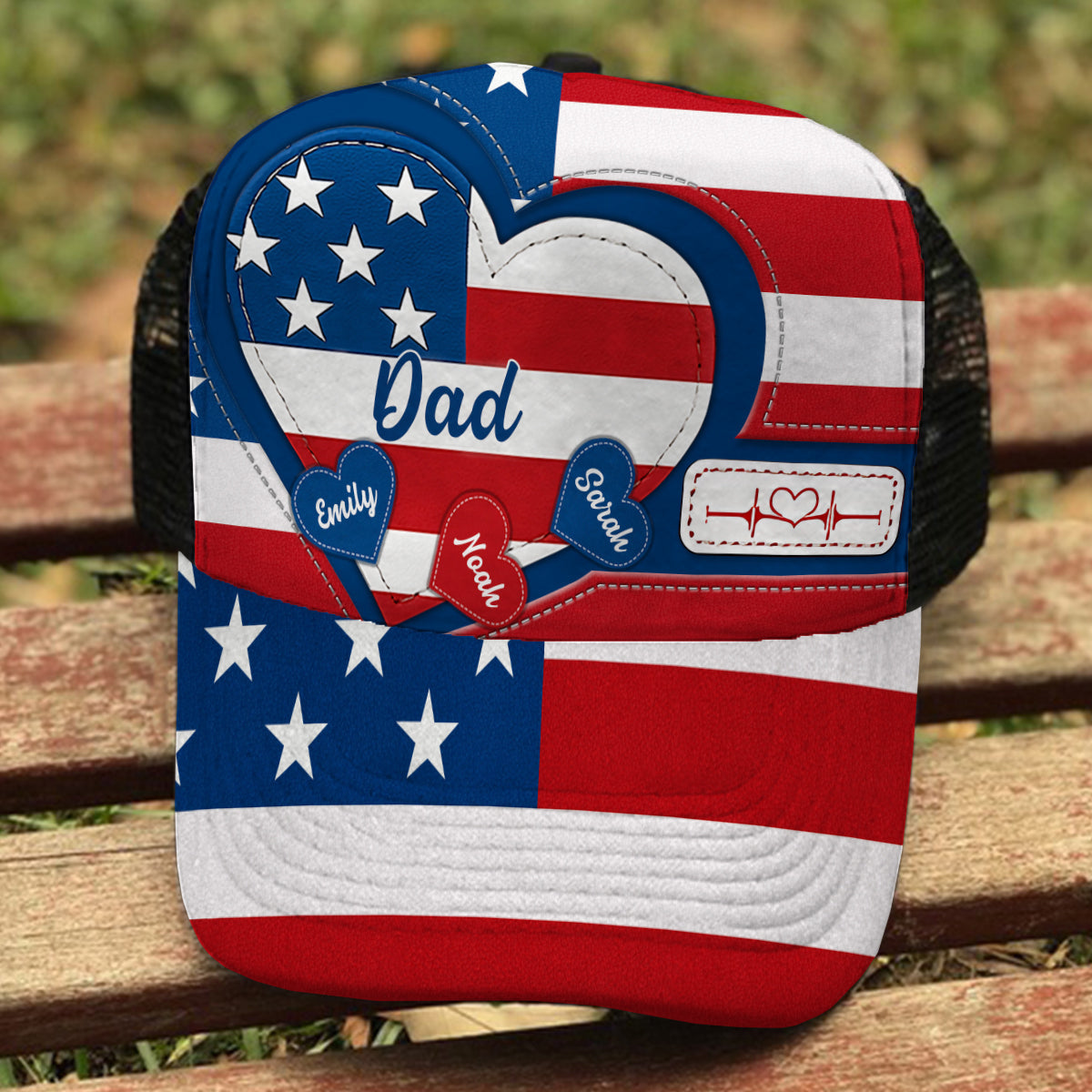 Happy 4th Of July - Personalized Independence Day/ 4th of July Trucker Hat