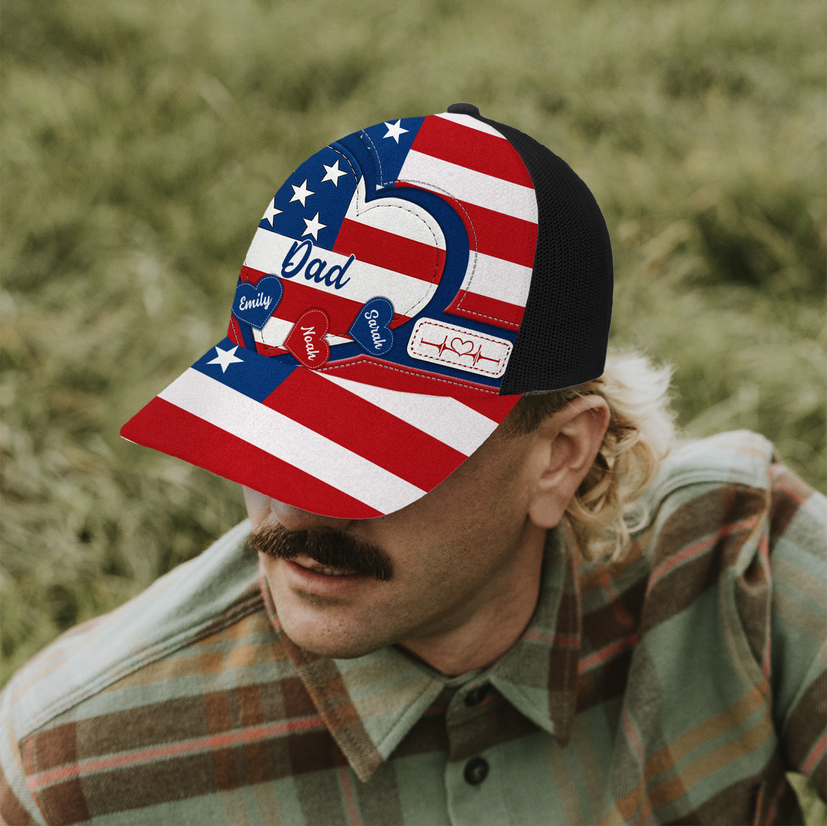 Happy 4th Of July - Personalized Independence Day/ 4th of July Trucker Hat