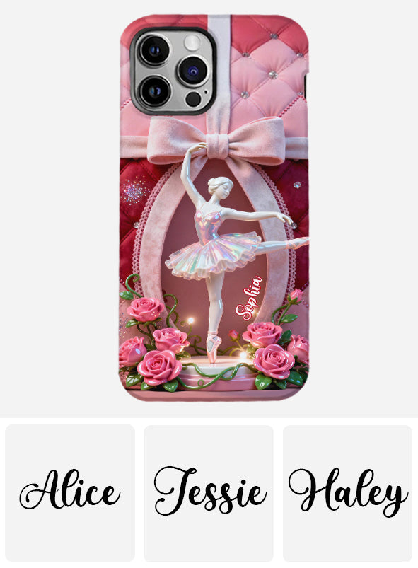 Just A Girl Who Loves To Dance - Personalized Ballet Full Print Phone Case