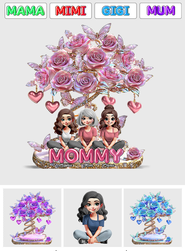 Best Mom Ever - Personalized Mother Custom Shaped Acrylic Plaque