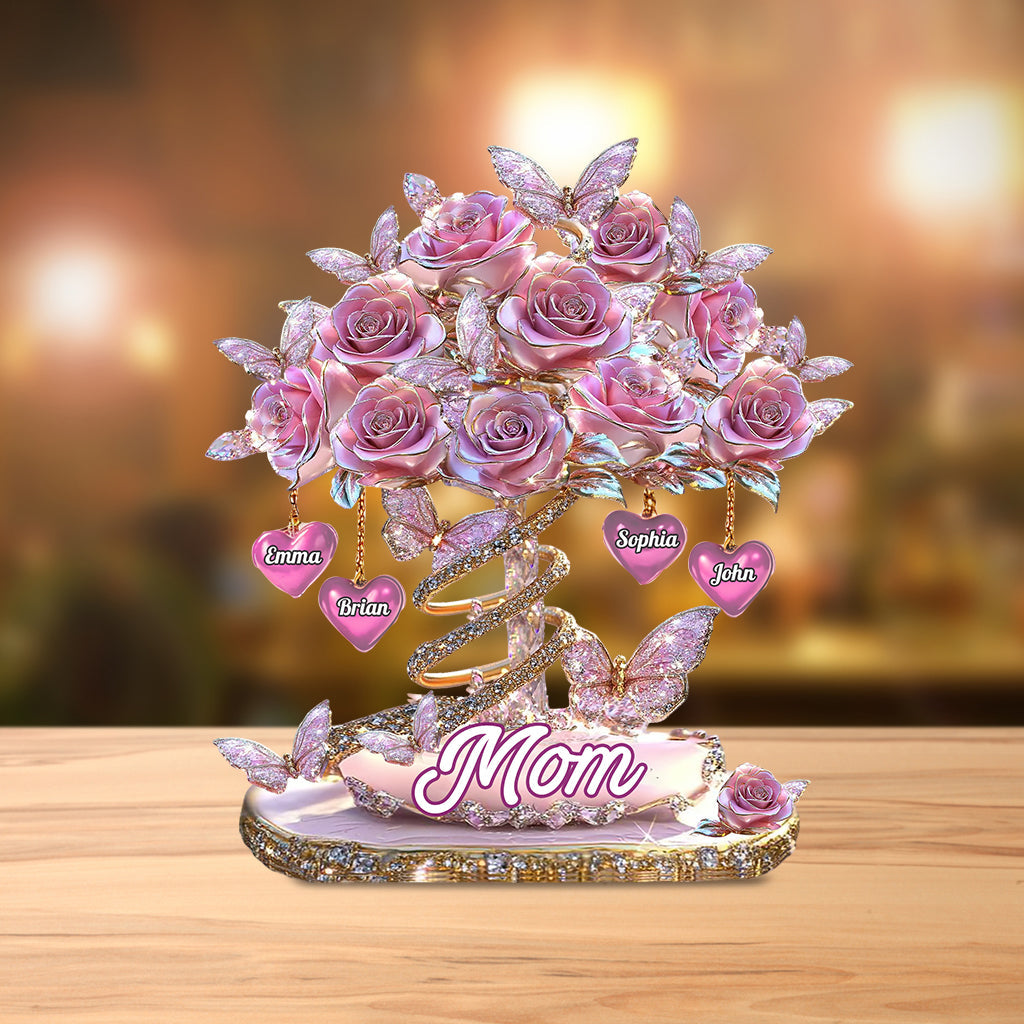 Best Mom Ever - Personalized Mother Custom Shaped Acrylic Plaque