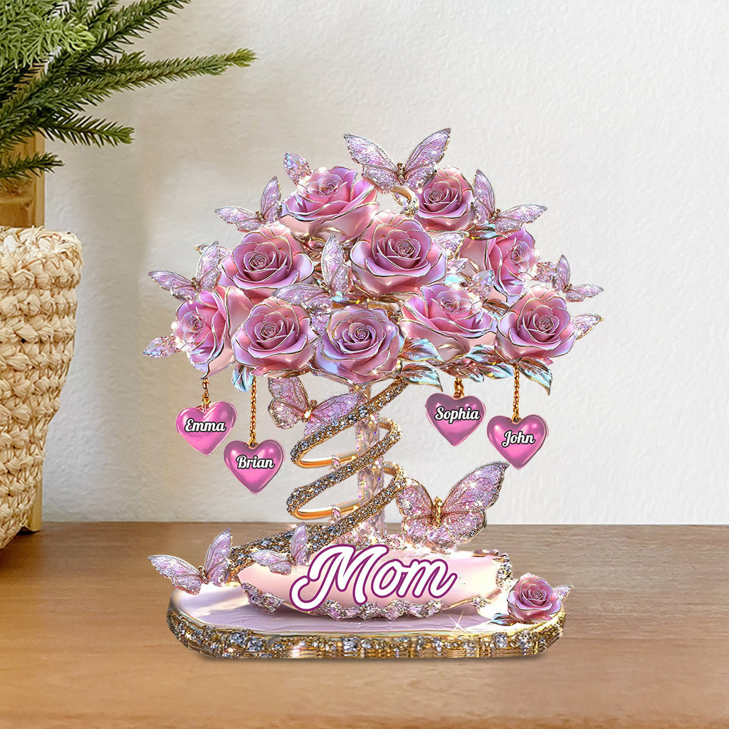 Best Mom Ever - Personalized Mother Custom Shaped Acrylic Plaque