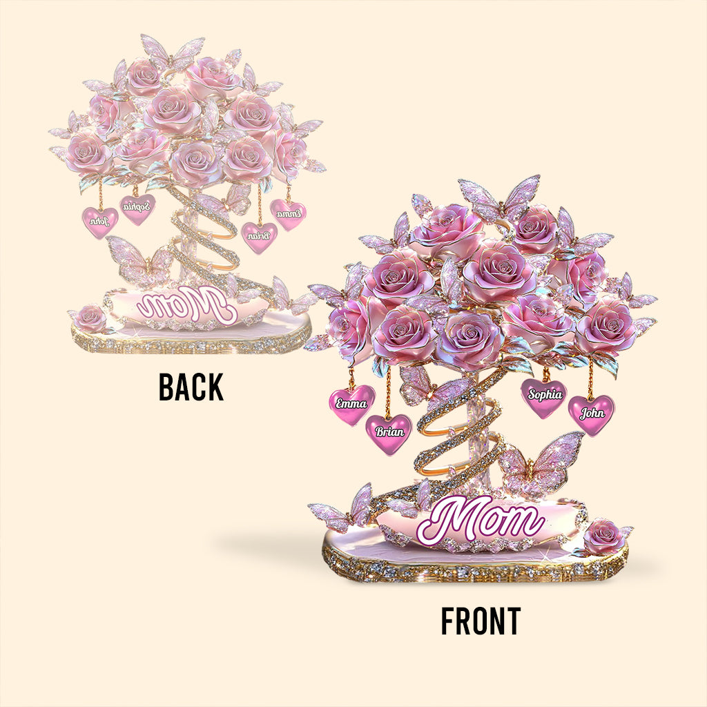 Best Mom Ever - Personalized Mother Custom Shaped Acrylic Plaque