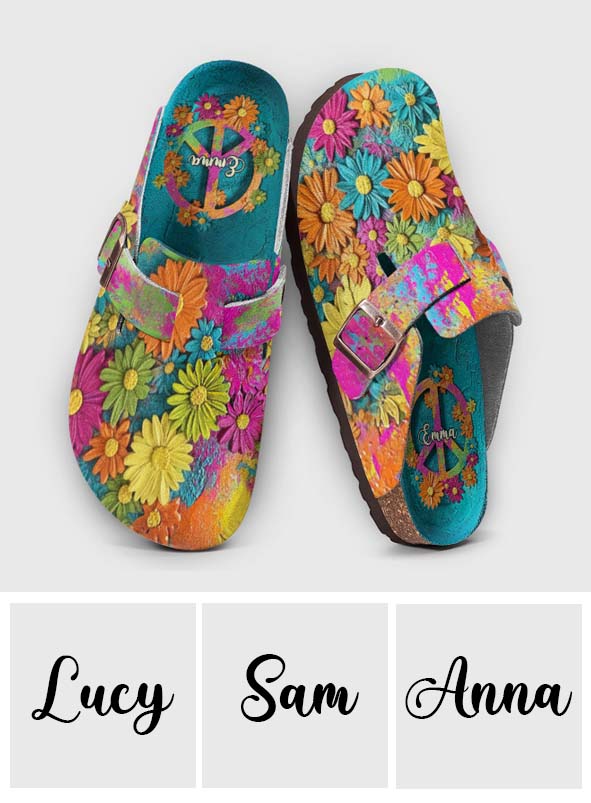 Hippie Soul - Personalized Hippie Clogs With Arch Support