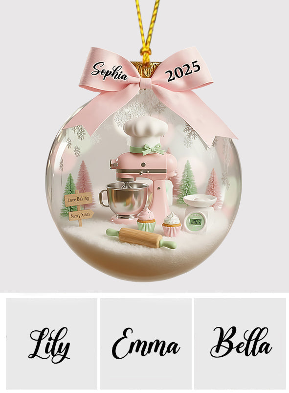 Love Baking - Personalized Baking Ornament