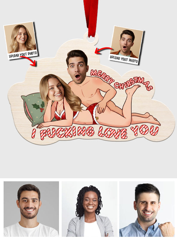 Spicy Couple Love - Personalized Couple Ornament